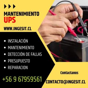 🔌 MANTENCIÓN Y REPARACIÓN DE UPS 🔋